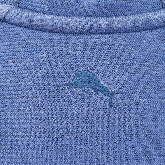 Tommy Bahama Mens XL Blue Full Zip Sweater Jacket Soft Cotton Comfort - Picture 13 of 16